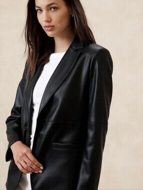 Banana Republic Vegan Leather Jacket